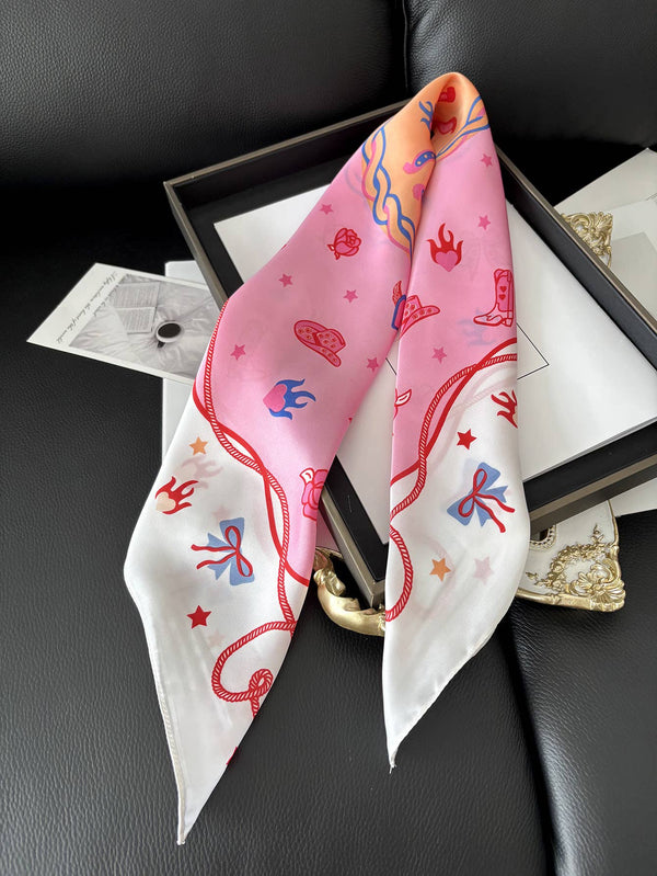 western cowgirl bandana | pink