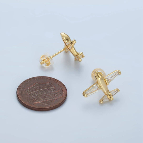 airplne stud | earring