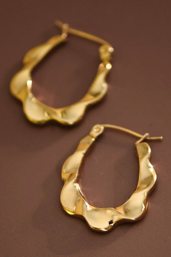 wave scallop | earring