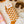 checker crew socks | orange