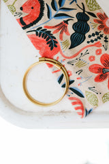 round snake gold chain bracelet