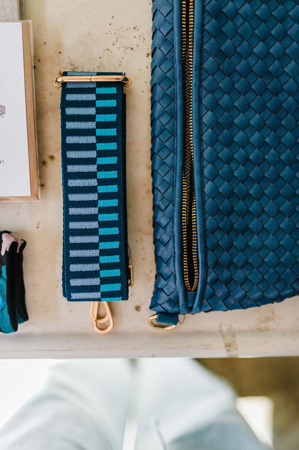 westlyn woven bum bag | denim blue