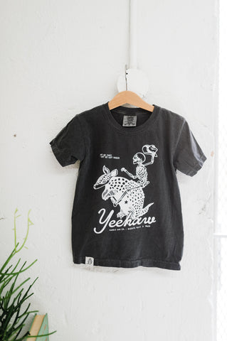 yeehaw | youth pepper comfort colors tee