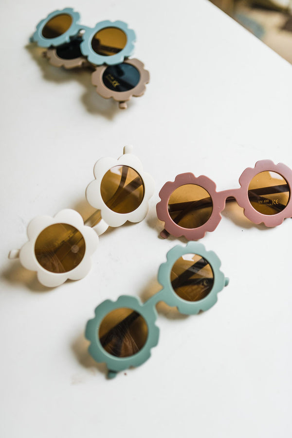 flower toddler sunnies | cream