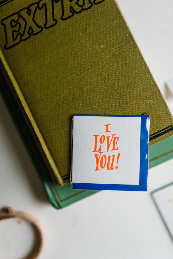 i love you! | tiny card