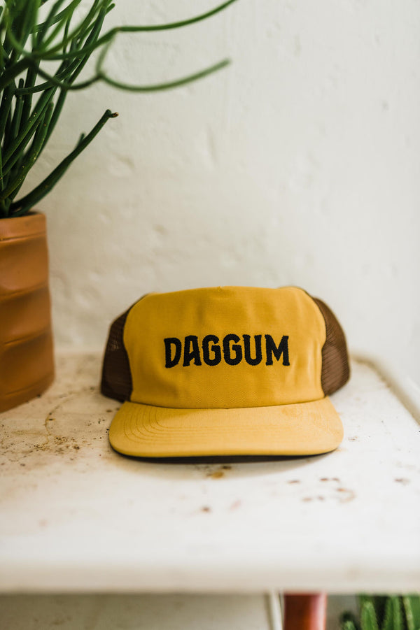 daggum | tan + brown hat