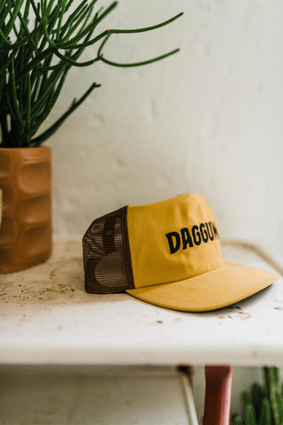 daggum | tan + brown hat