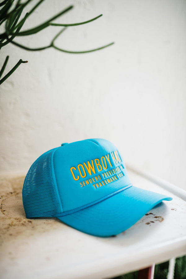 cowboy hat | turquoise hat