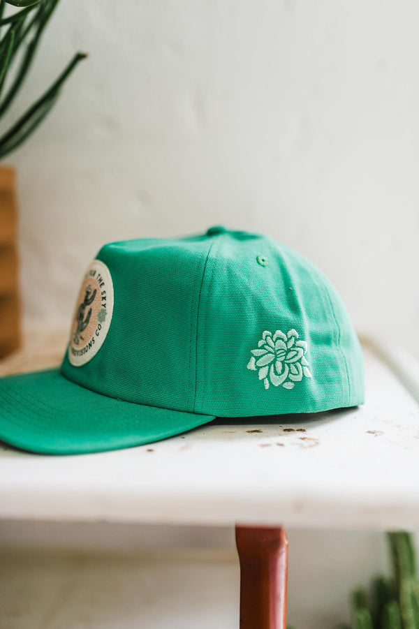reach for the sky | green hat