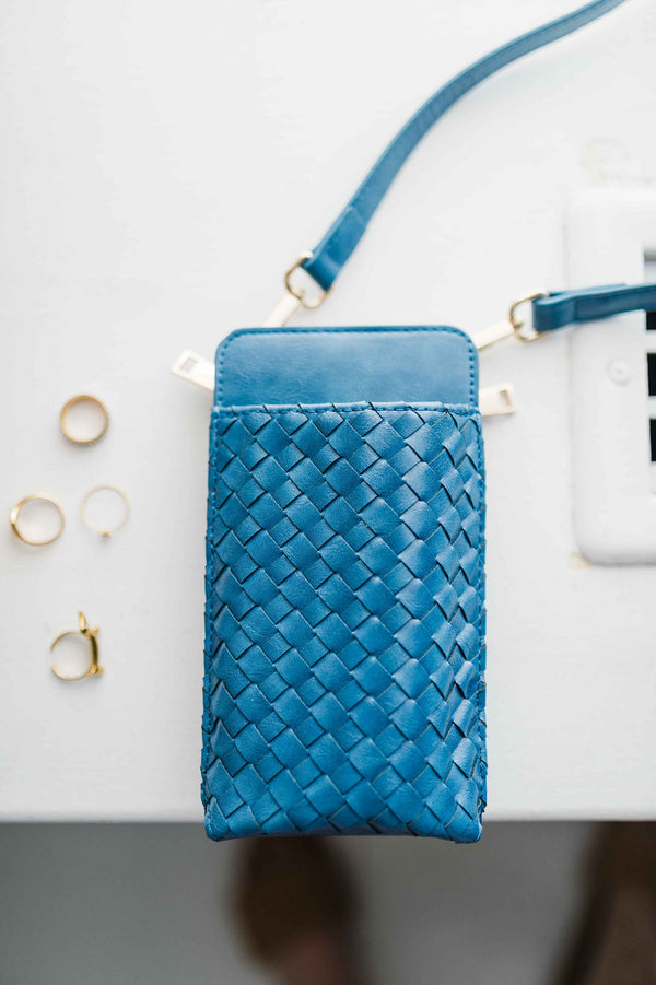 double duty phone bag | navy