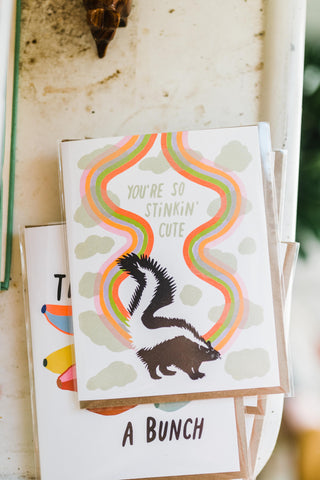 so stinkin' cute | card