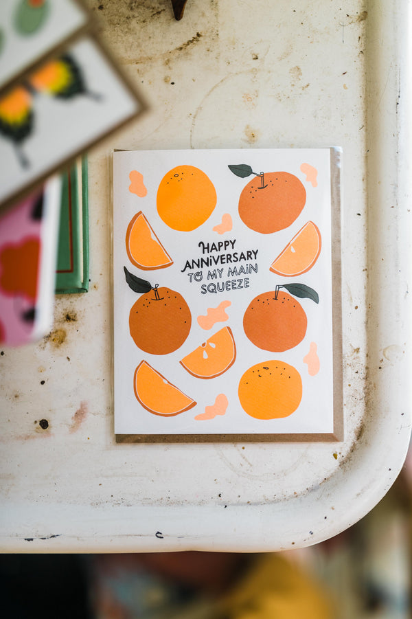 main squeeze | anniversary card