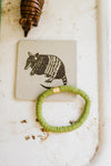 olive green color pop | bracelet
