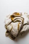mustard tie dye | throw blanket