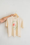celebrate the little things | ivory boxy cropped tee