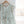 striped poplin front tie peplum top | sage
