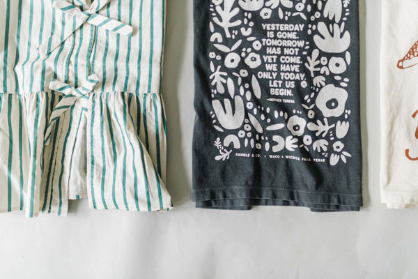 yesterday is gone | pepper boxy cropped tee
