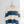 large stripe color block top | navy + cream