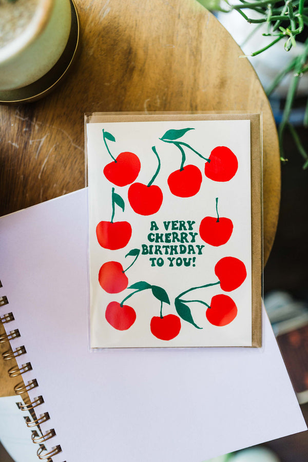 cherry birthday | card