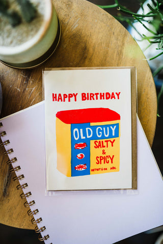 old guy birthday | card