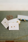 dainty stud earrings | 18k gold filled earrings | 3 options