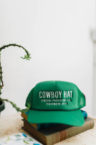 cowboy hat | green hat