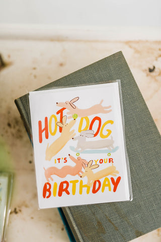 hot dog! it's your birthday! | birthday card