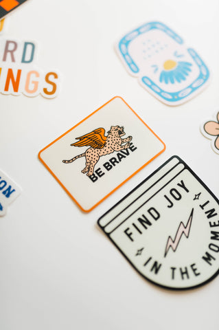 be brave | sticker