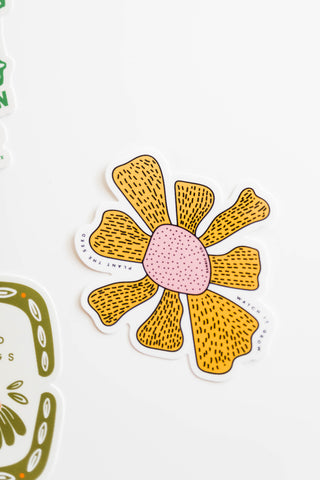 plant the seed flower | sticker