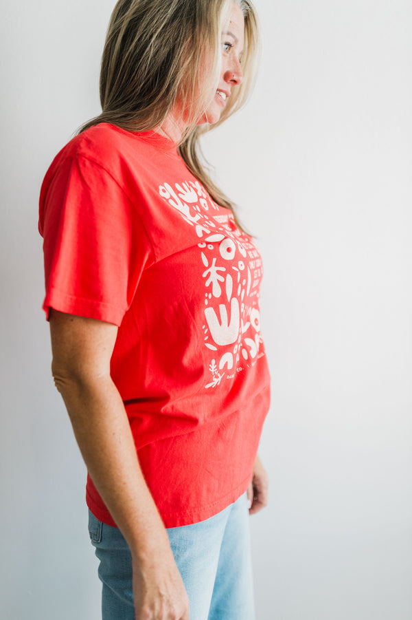 yesterday is gone | paprika comfort colors tee