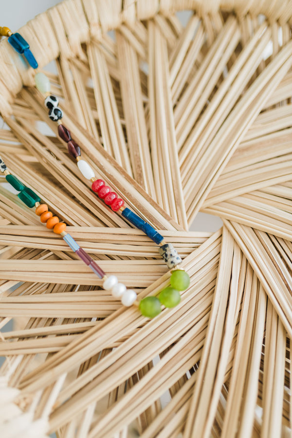 sierra colorful beaded necklace