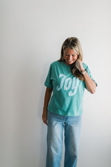 joy | saltwater boxy crop