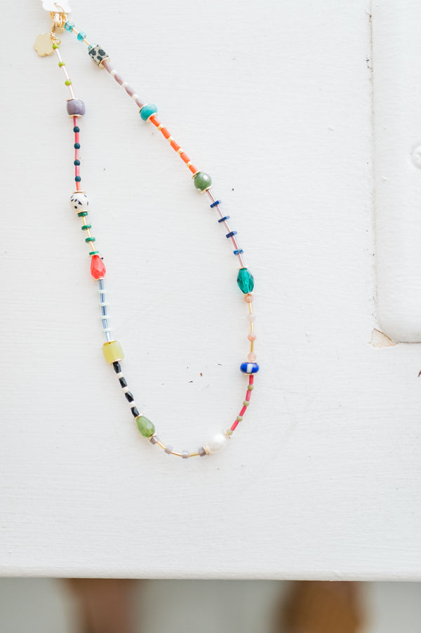 beaded friendship necklace