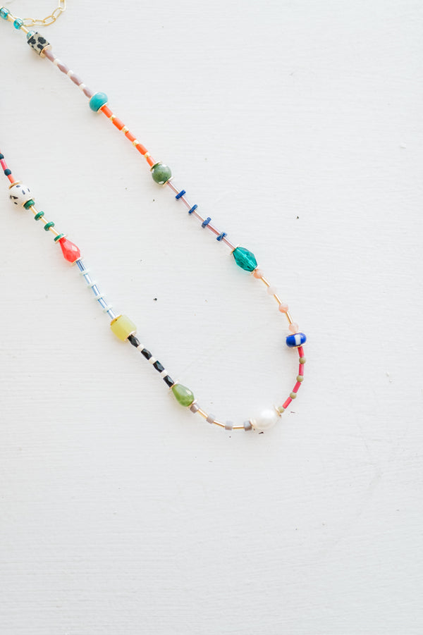beaded friendship necklace