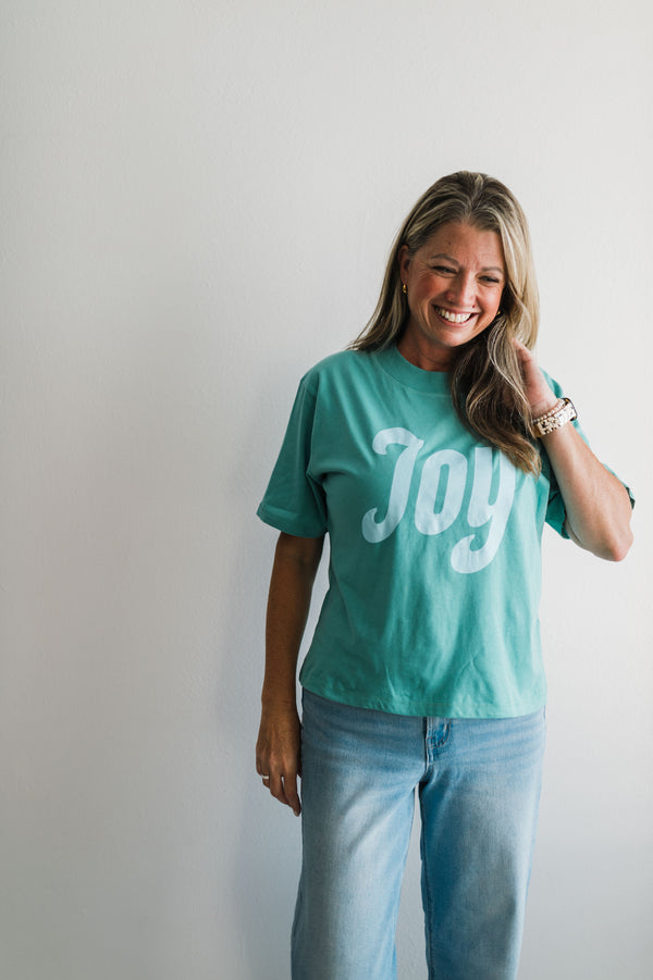 joy | saltwater boxy crop