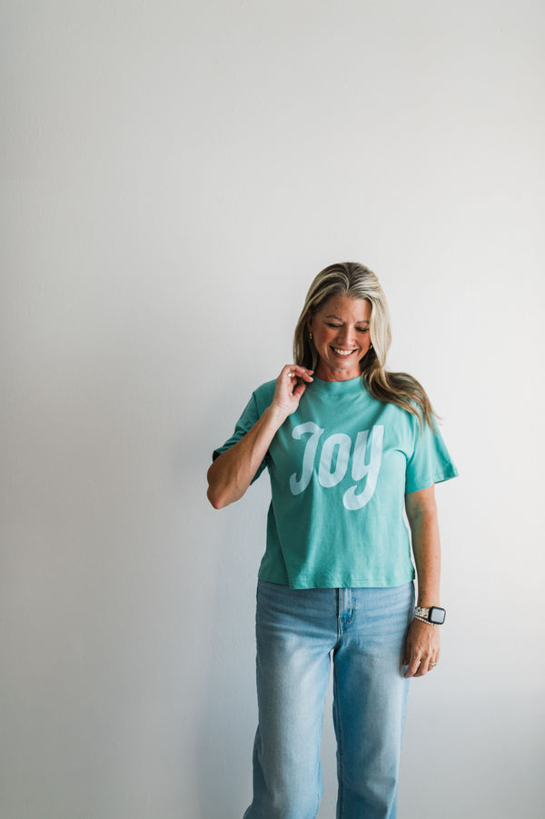 joy | saltwater boxy crop
