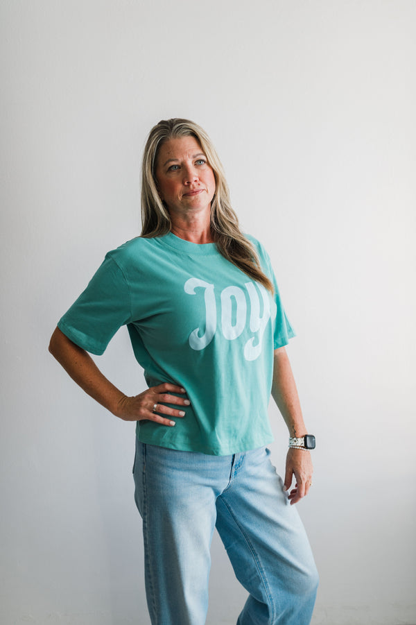 joy | saltwater boxy crop