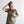 vintage wash oversized tee | army green