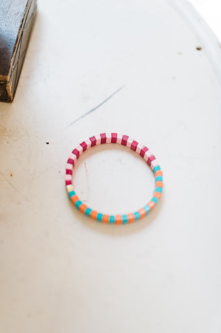 beaded enamel bracelet | front row