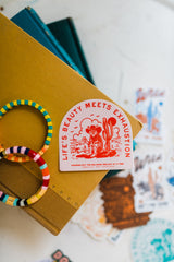 life's beauty red arch | sticker