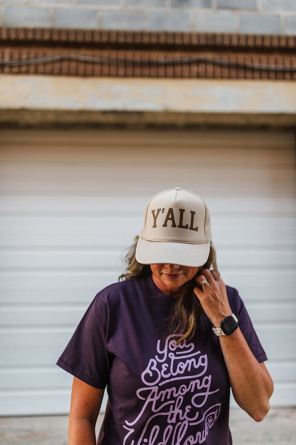 y'all khaki | trucker hat