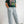 soft check barrel pants | blue grey