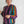jewel tone button front top | stripes