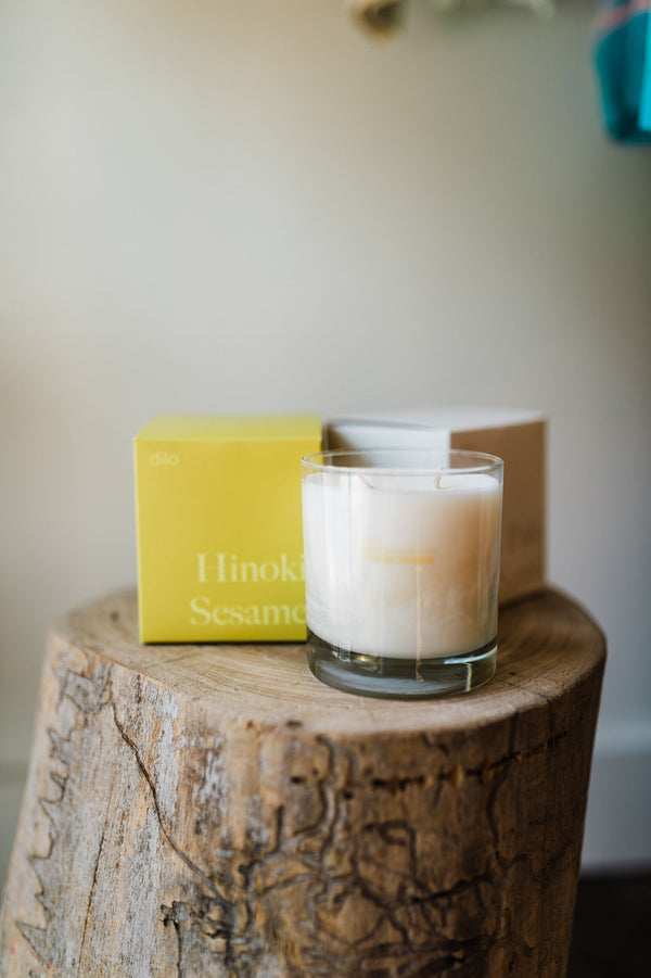 candle | hinoki sesame