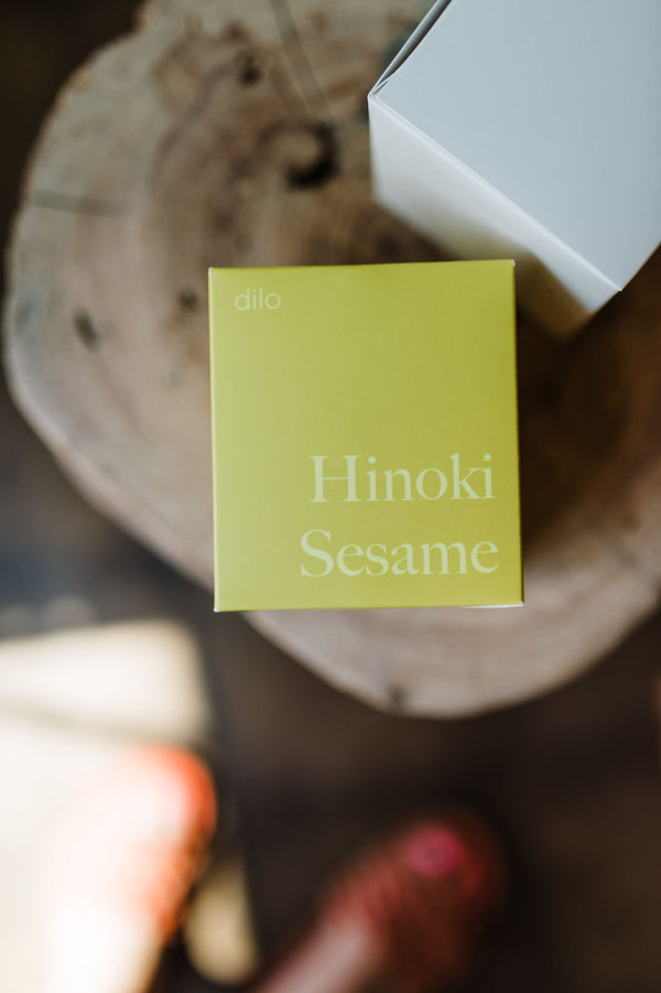 candle | hinoki sesame