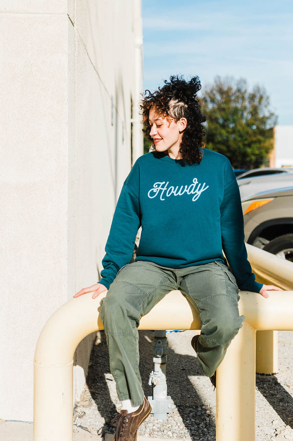 howdy  | atlantic drop shoulder fleece crewneck