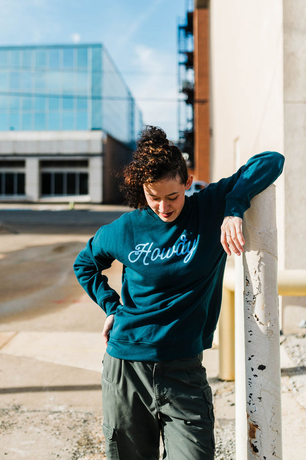 howdy  | atlantic drop shoulder fleece crewneck