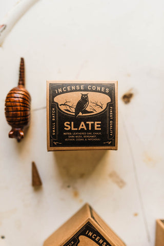 slate | incense cones