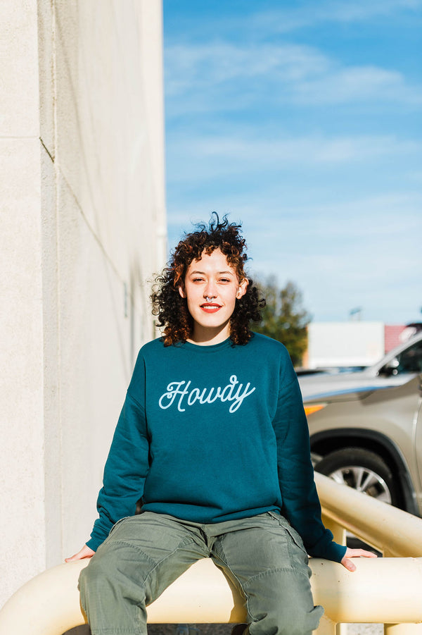 howdy  | atlantic drop shoulder fleece crewneck