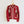 daisy embroidered trim cardigan sweater | crimson